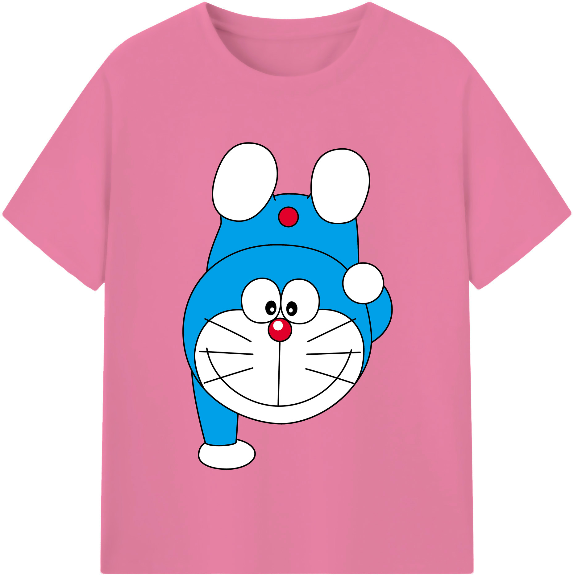 （画像用） ドラえもん Doraemon 綿100％半袖Tシャツ（フロントプリント）